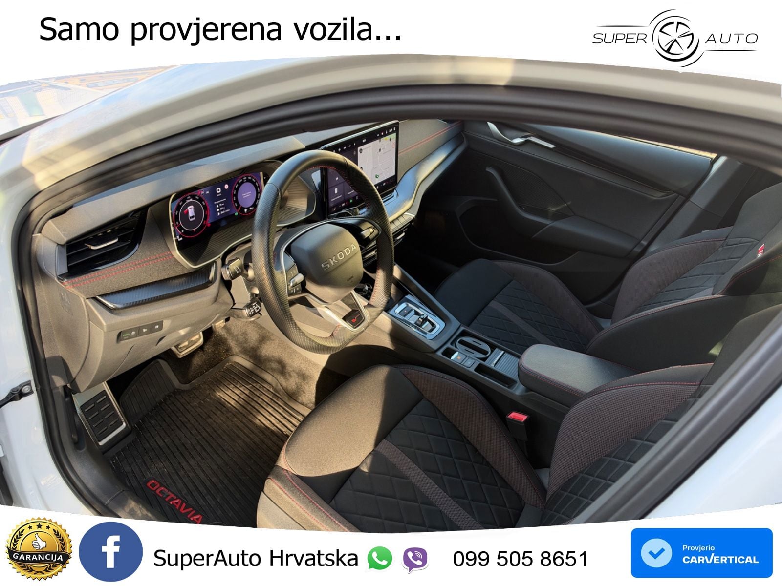 Škoda Octavia Combi RS 2.0 TSI (265 KS) DSG LED+GR SJED+ACC