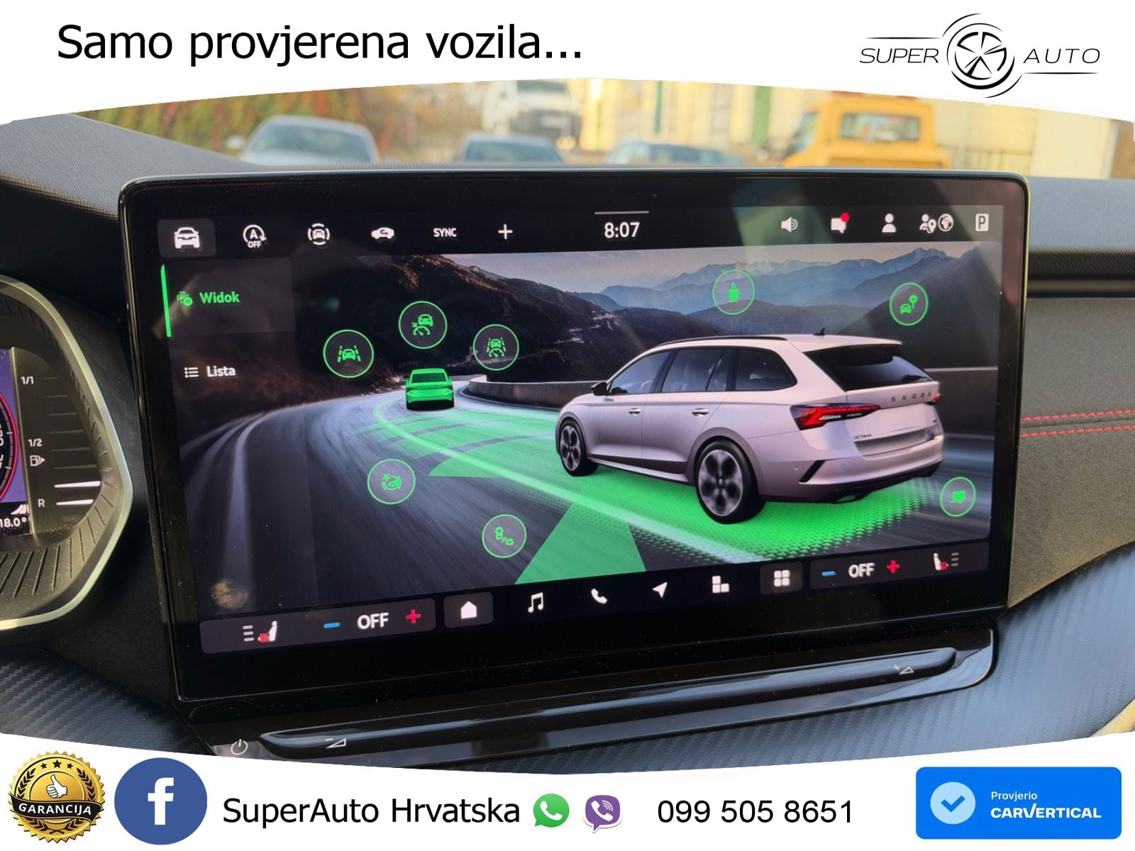 Škoda Octavia Combi RS 2.0 TSI (265 KS) DSG LED+GR SJED+ACC