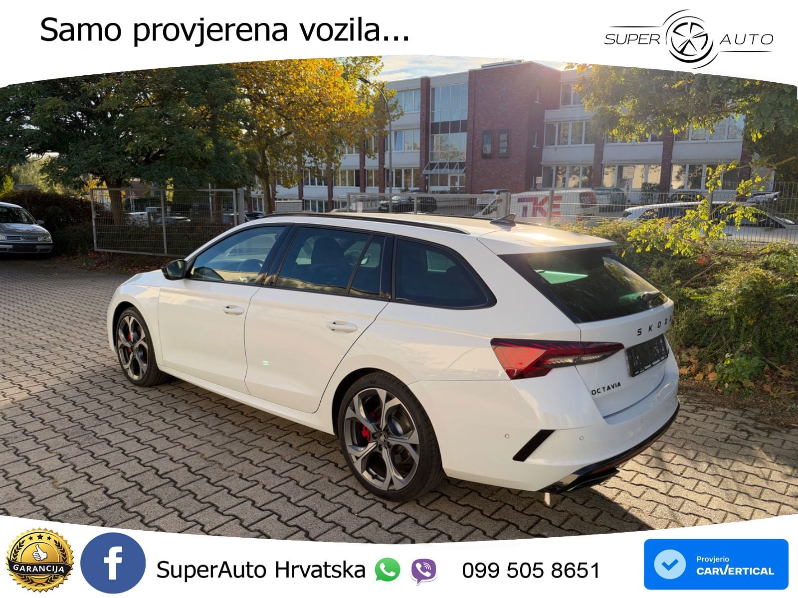Škoda Octavia Combi RS 2.0 TSI (265 KS) DSG LED+GR SJED+ACC