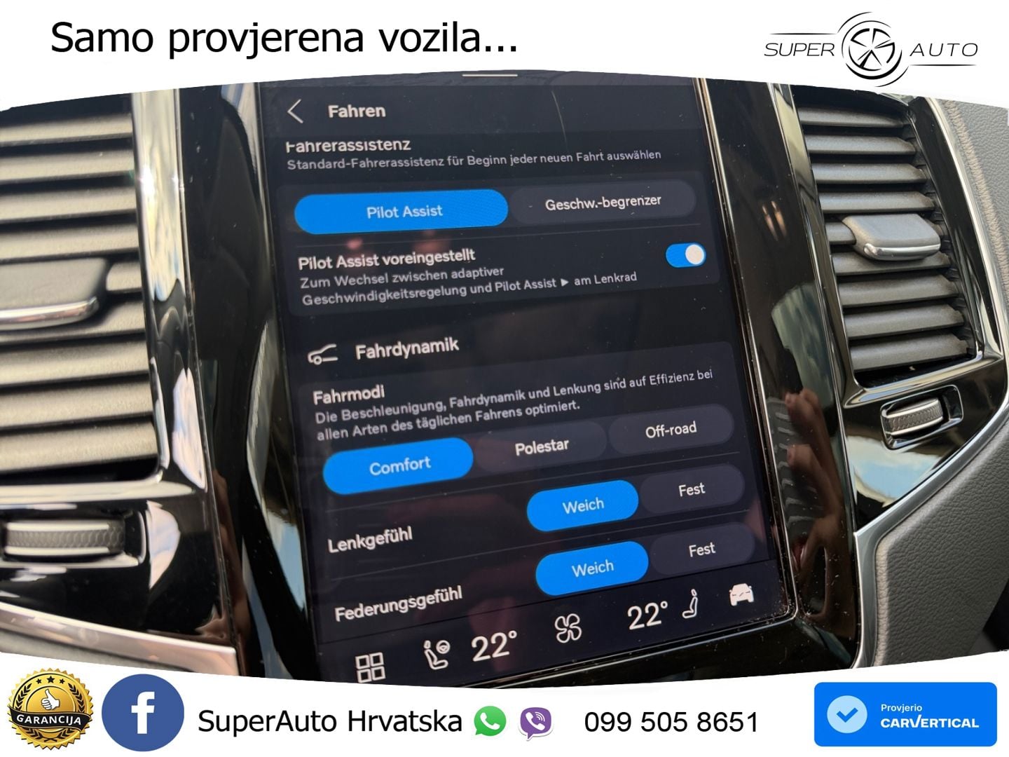 Volvo XC90 2.0 B5 Diesel AWD Automatic ZRAČNI+ACC+GR SJED+KAM+PANO