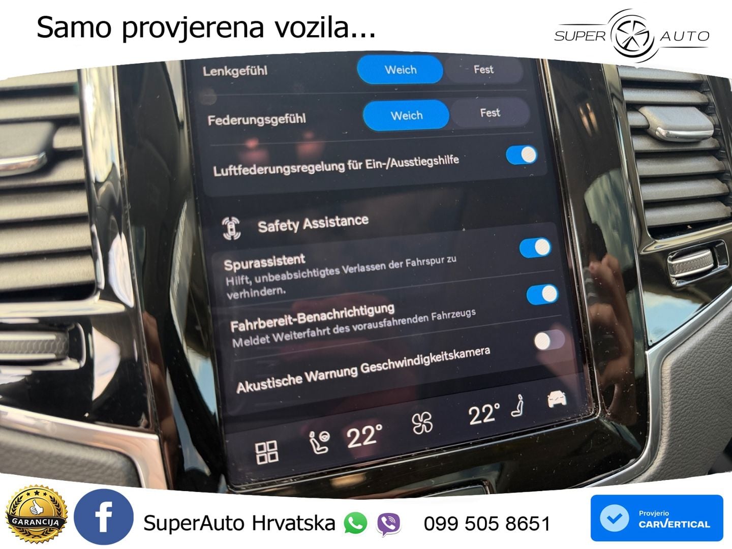 Volvo XC90 2.0 B5 Diesel AWD Automatic ZRAČNI+ACC+GR SJED+KAM+PANO