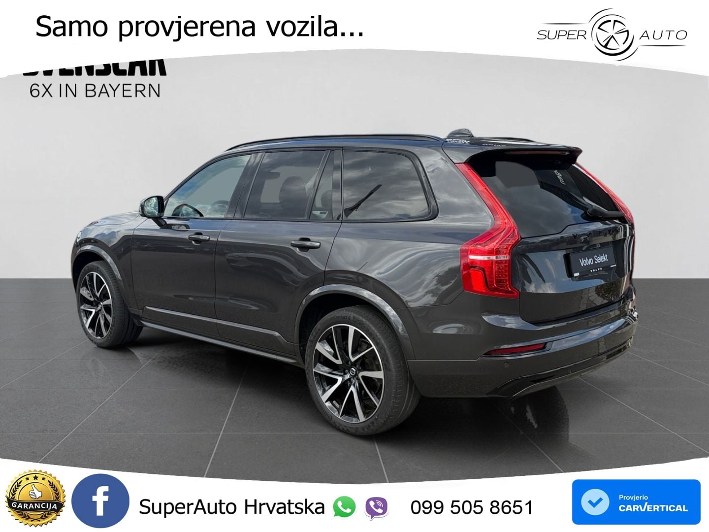 Volvo XC90 2.0 B5 Diesel AWD Automatic ZRAČNI+ACC+GR SJED+KAM+PANO