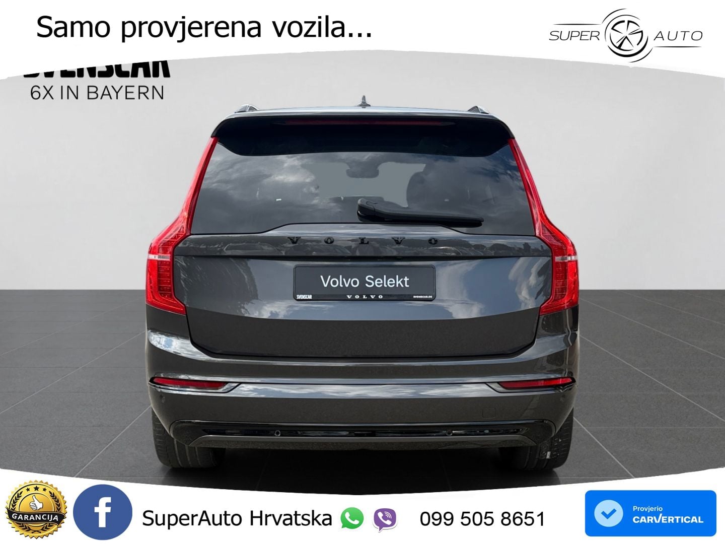 Volvo XC90 2.0 B5 Diesel AWD Automatic ZRAČNI+ACC+GR SJED+KAM+PANO
