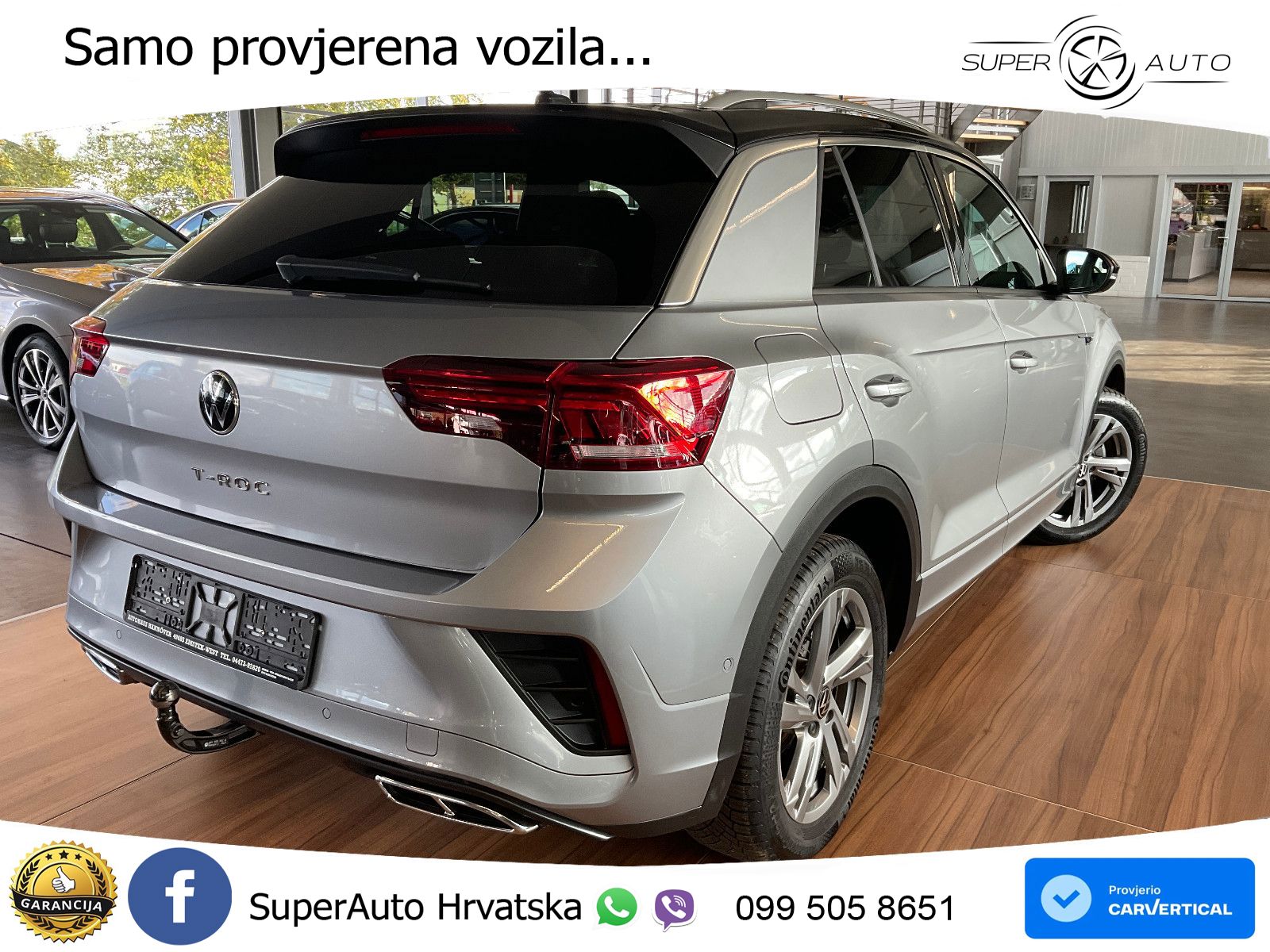 Volkswagen T-Roc 1.5 TSI (150 KS) DSG R-Line LED+GR SJED+ACC