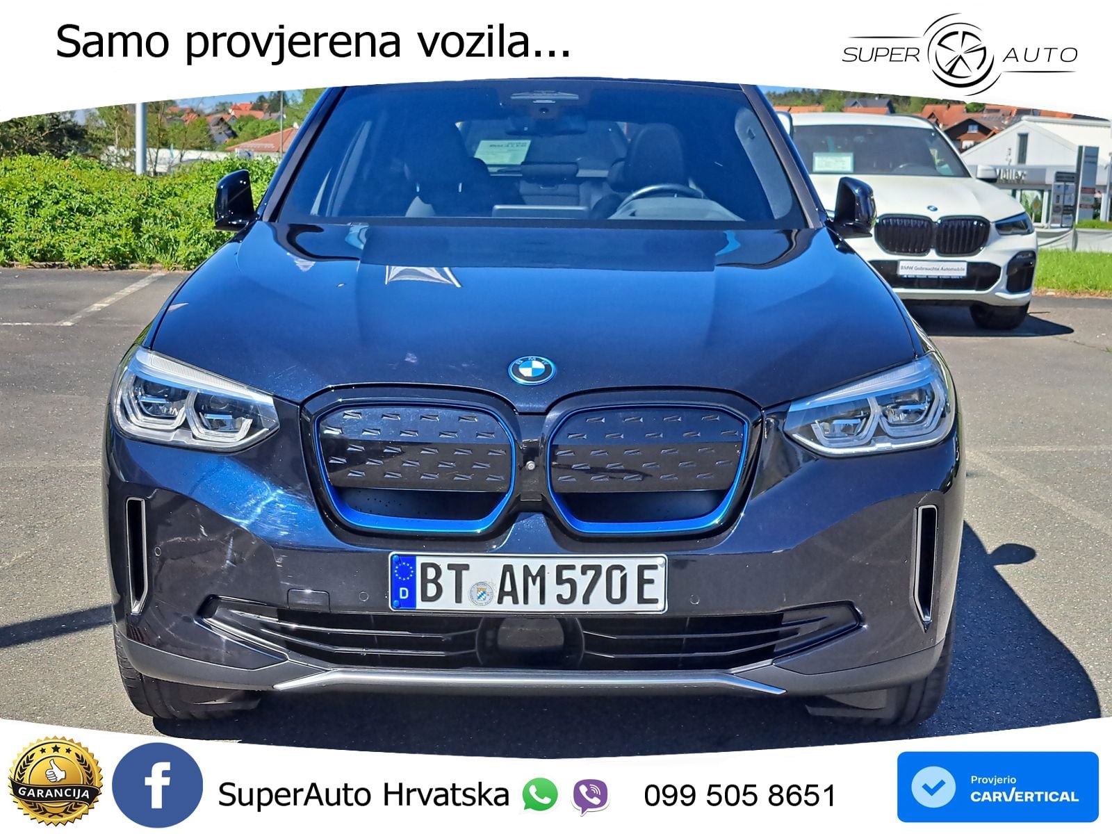 BMW iX3 80 kWh (286 KS) ACC+HEAD+GR SJED+360+PANO