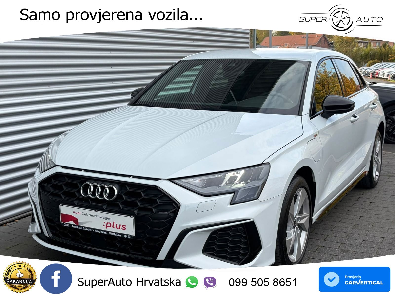 Audi A3 40 TFSIe (204 KS) S tronic S line LED+GR SJED+ACC