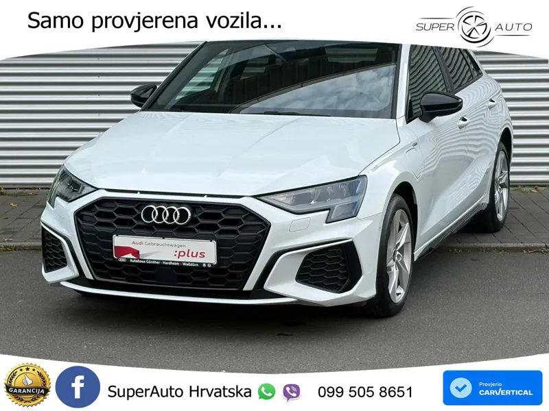Audi A3 40 TFSIe (204 KS) S tronic S line LED+GR SJED+ACC