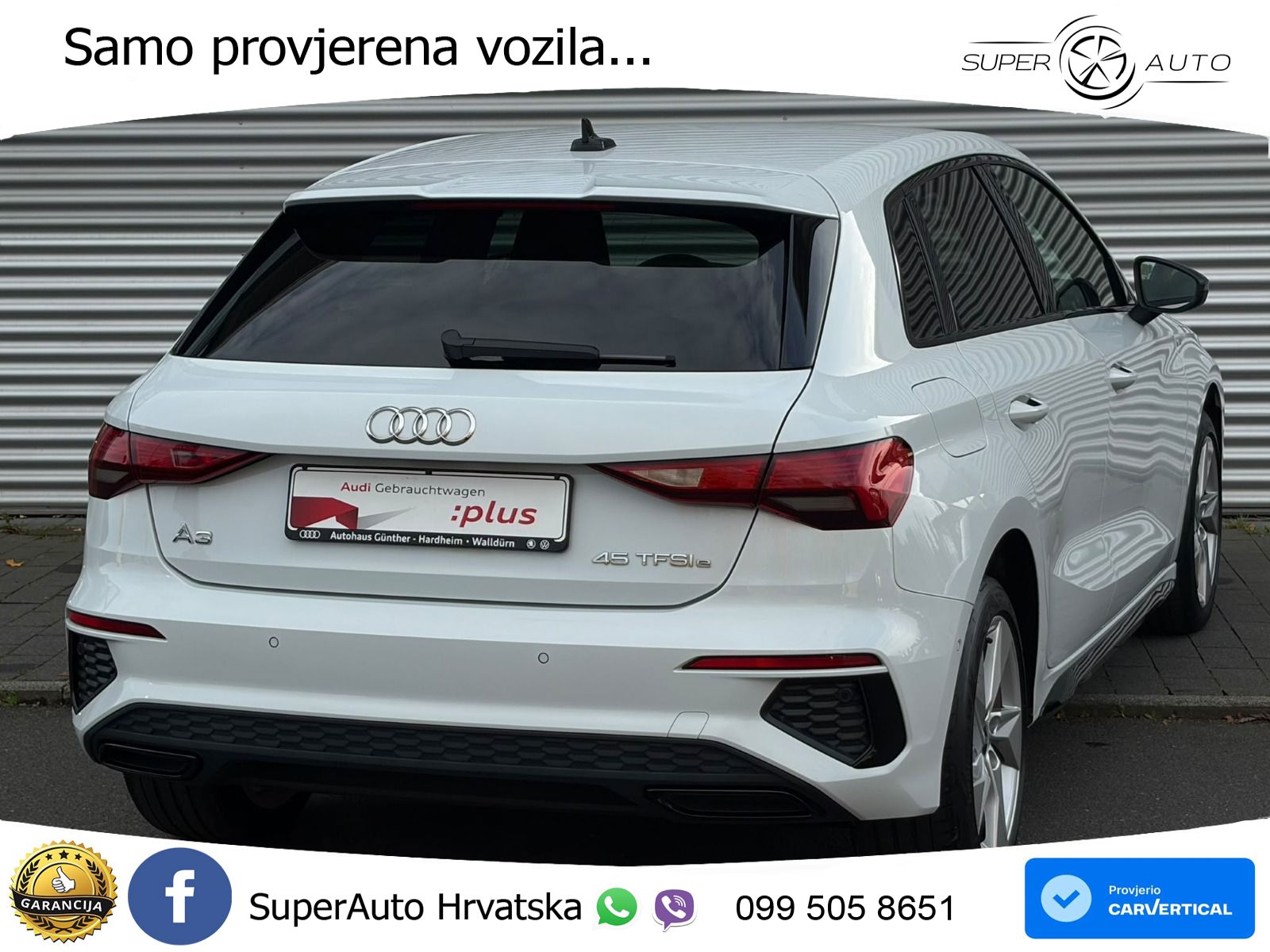 Audi A3 40 TFSIe (204 KS) S tronic S line LED+GR SJED+ACC