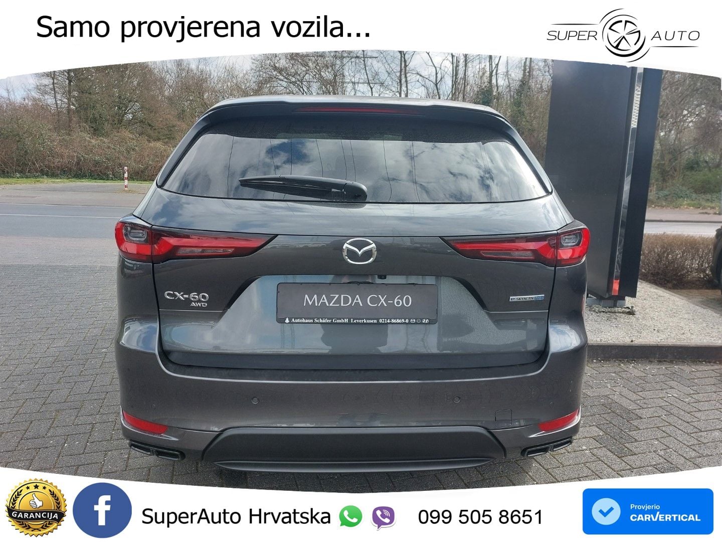Mazda CX-60 2.5 e-Skyactiv (328 KS) AWD Automatic MATRIX+GR SJED+KAM
