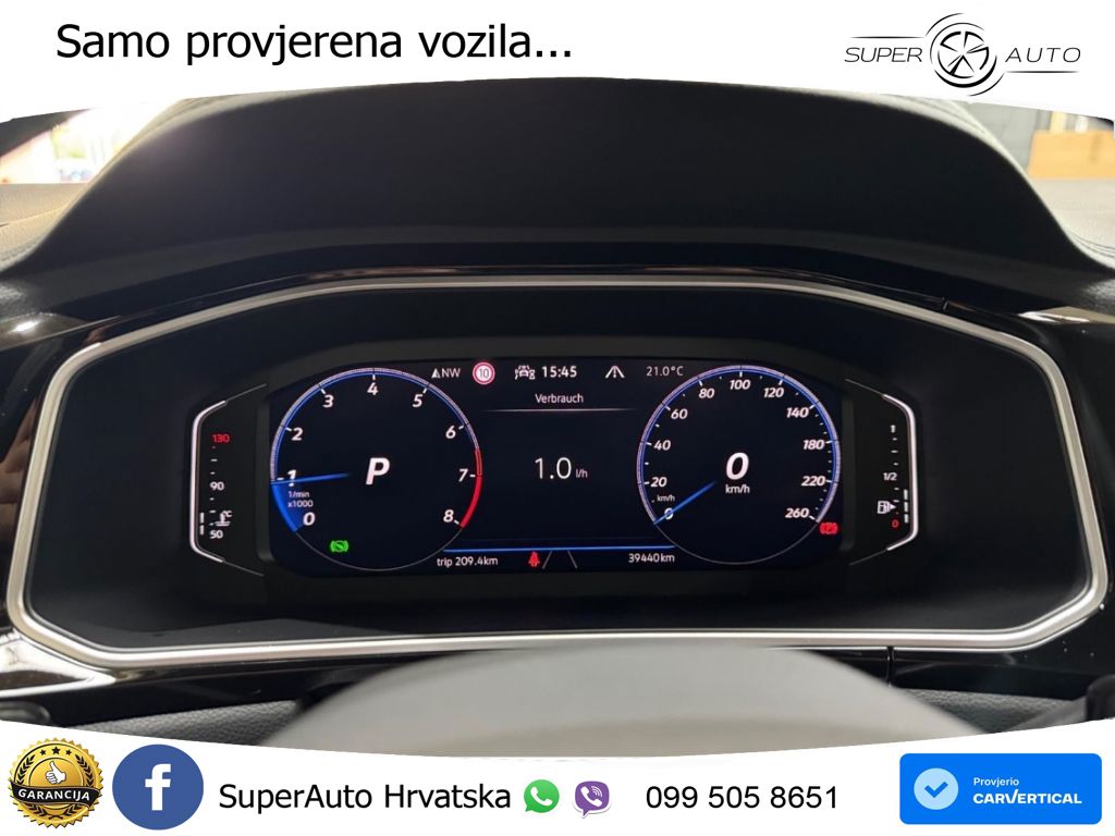Volkswagen T-Roc 1.5 TSI (150 KS) DSG MATRIX+GR SJED+KAM