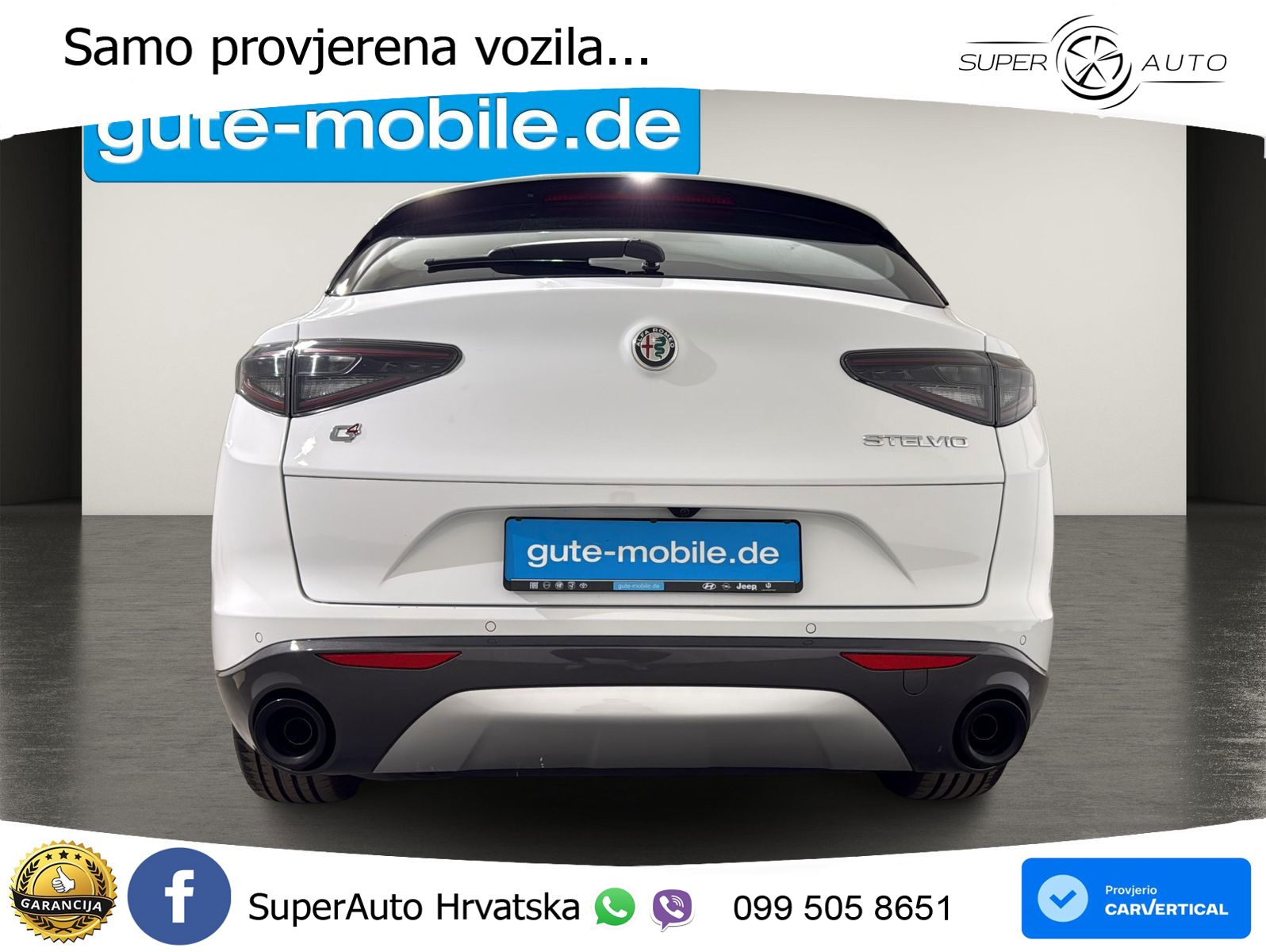 Alfa Romeo Stelvio 2.2 MultiJet II (210 KS) Q4 Automatic LED+GR SJED+ACC
