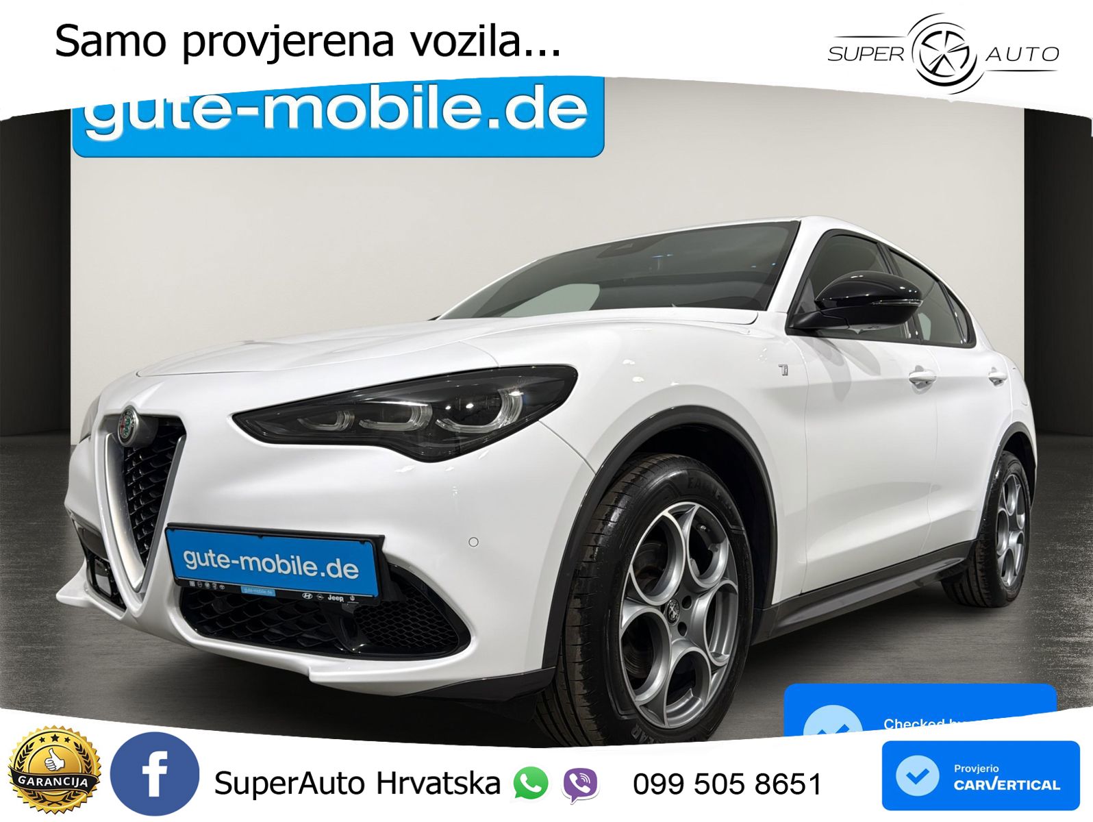 Alfa Romeo Stelvio 2.2 MultiJet II (210 KS) Q4 Automatic LED+GR SJED+ACC