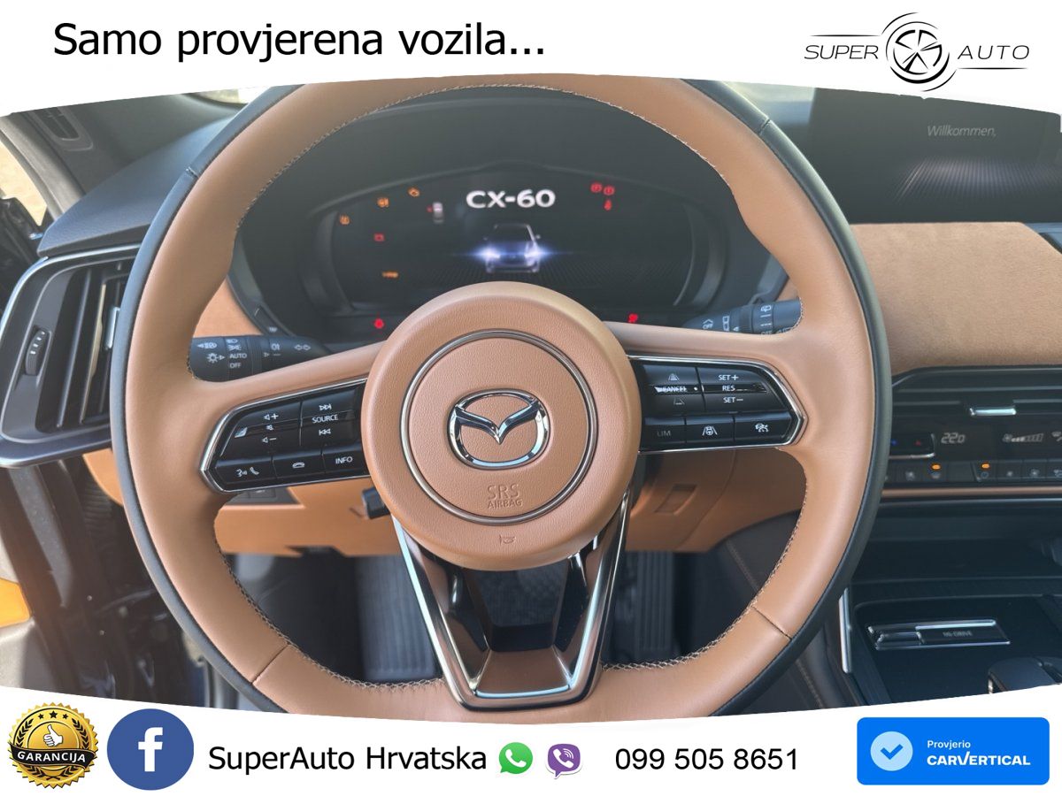 Mazda CX-60 3.3 e-Skyactiv D (254 KS) AWD Automatic MATRIX+GR SJED+KAM
