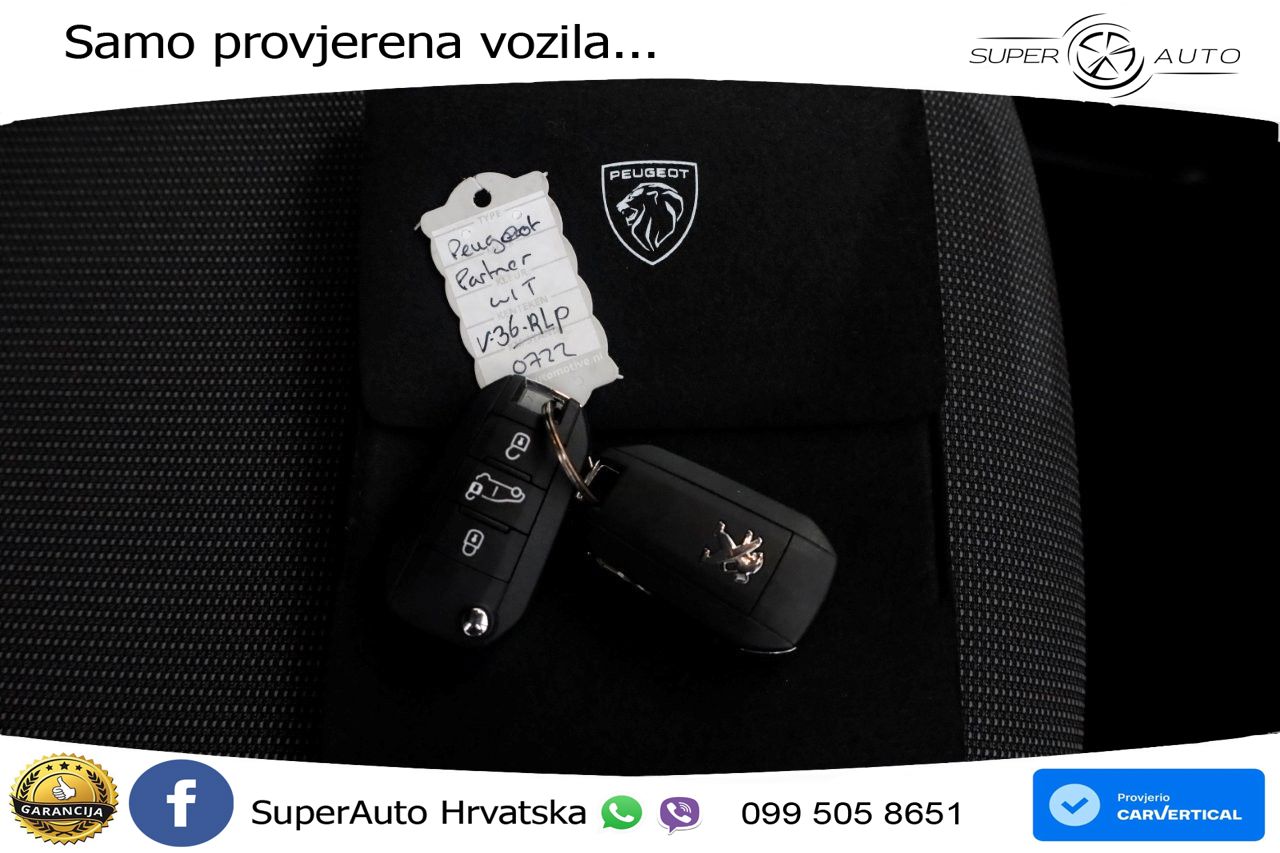 Peugeot Partner 1.2 PureTech 110pk Benzine Premium Airco 110 KS
