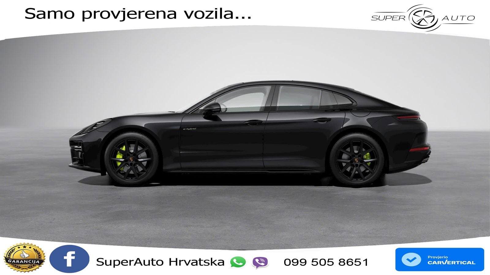 Porsche Panamera 4 2.9 V6 (470 KS) E-Hybrid PDK ACC+HEAD+4xGR SJED+360+PANO