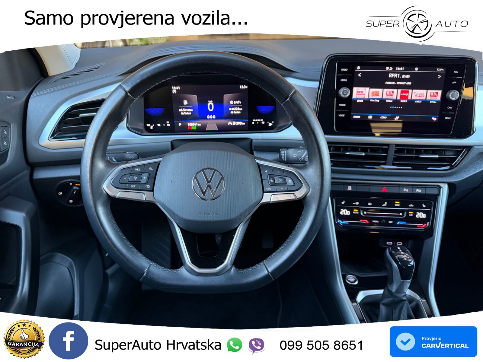 Volkswagen T-Roc 2.0 TDI (150 KS) DSG LED+GR SJED+ACC