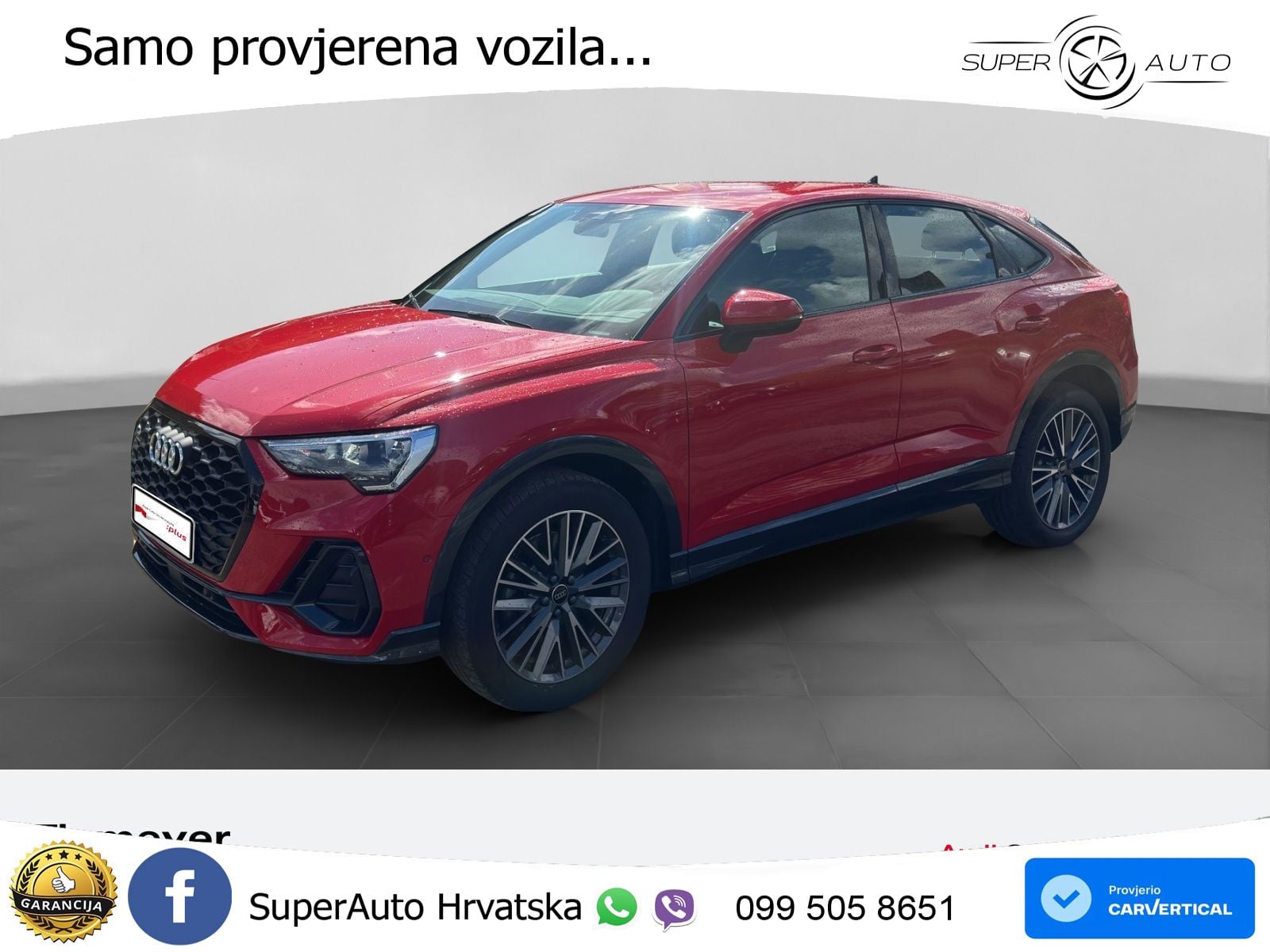 Audi Q3 II Sportback 40 TFSI (190 KS) quattro S tronic LED+GR SJED+ACC