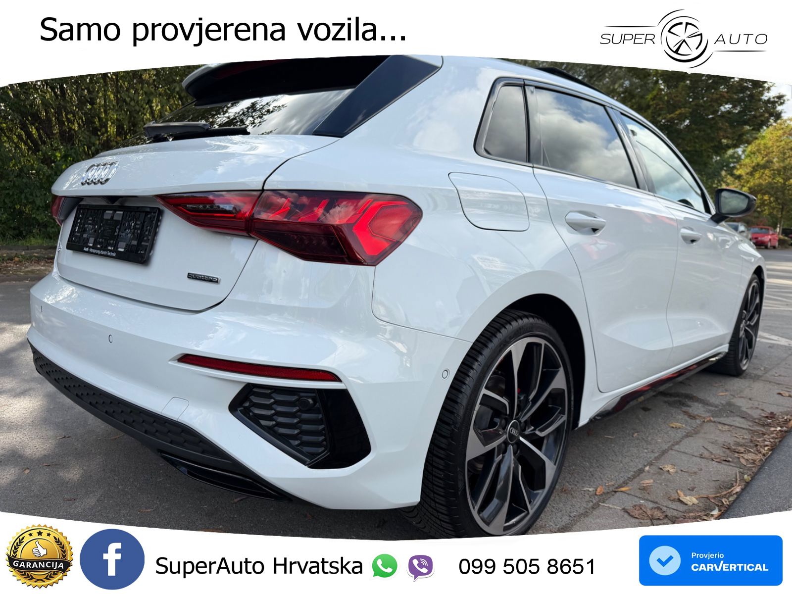 Audi A3 40 TDI (200 KS) quattro S tronic S line LED+GR SJED+ACC