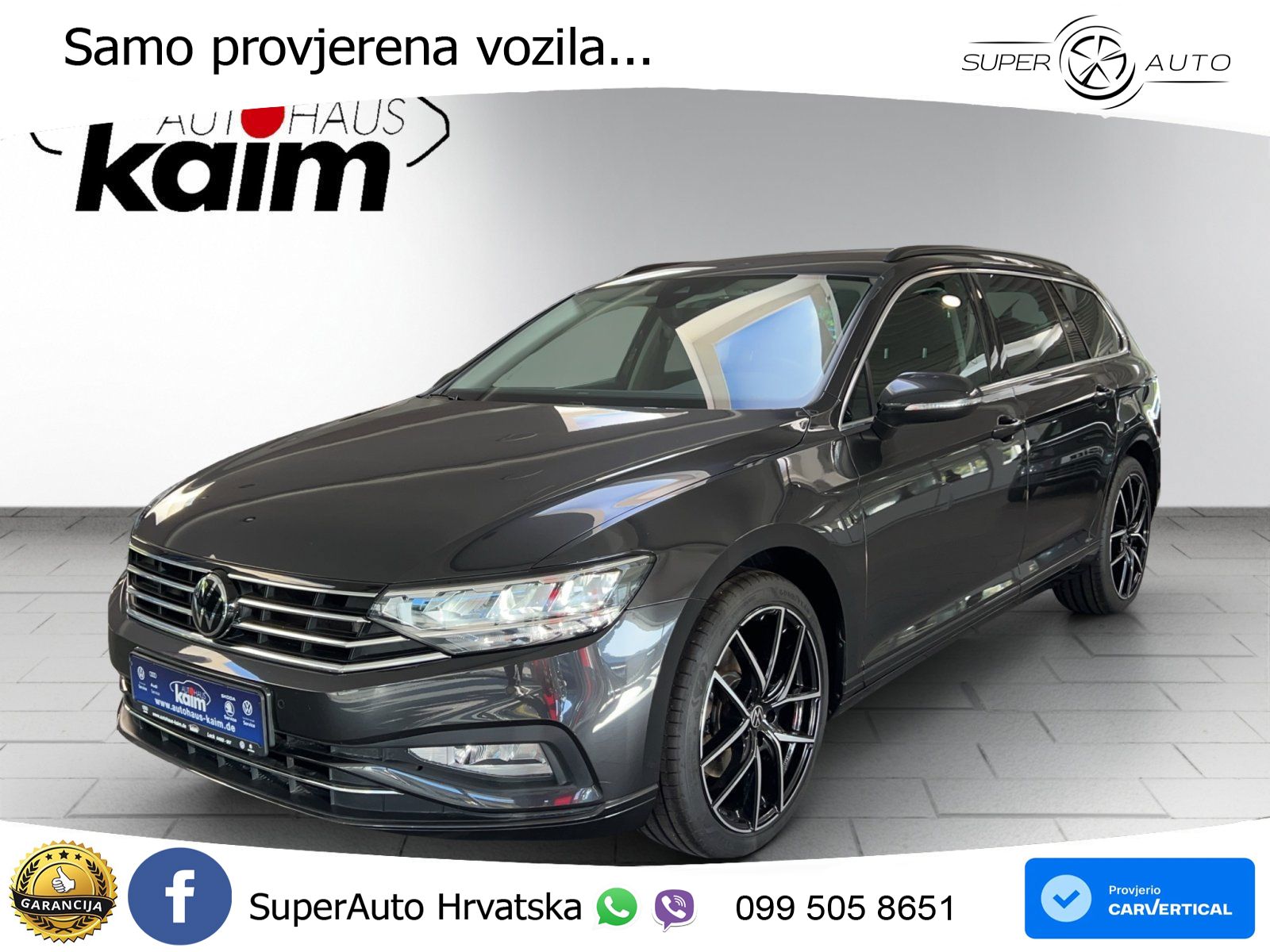 Volkswagen Passat Variant 2.0 TDI (150 KS) DSG Business LED+GR SJED+ACC