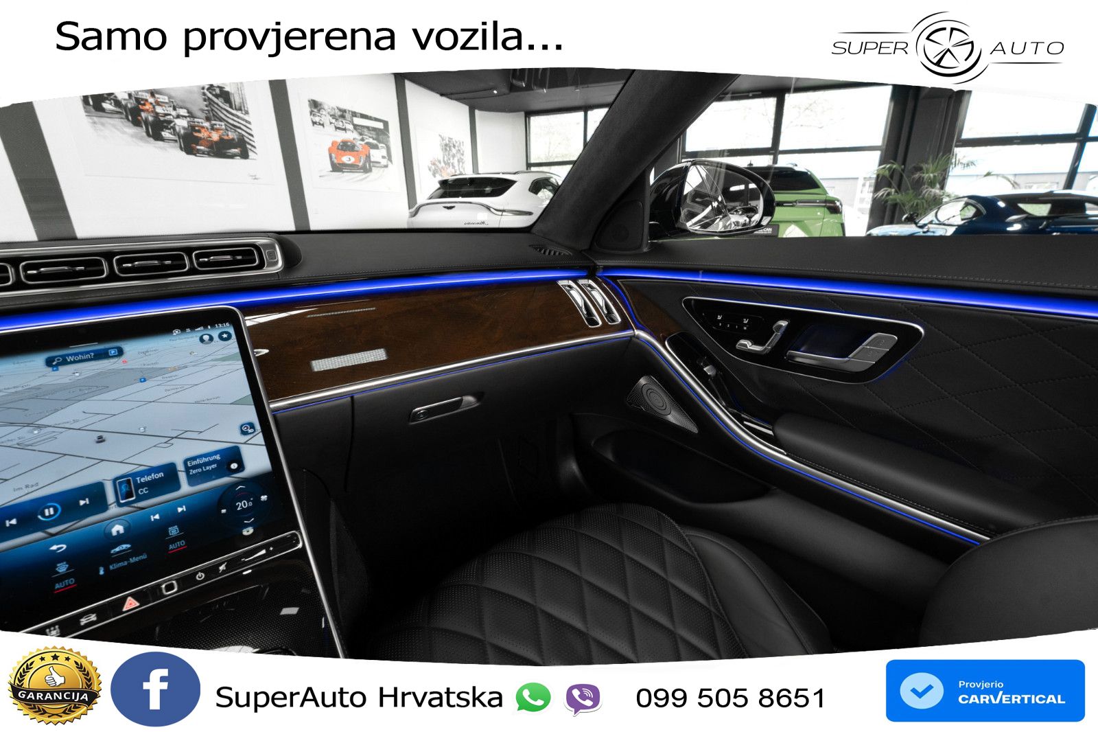 Mercedes S 580 V8 Long (503 KS) EQ Boost 4MATIC 9G-TRONIC AMG ACC+HEAD+4xGR SJED+360+PANO