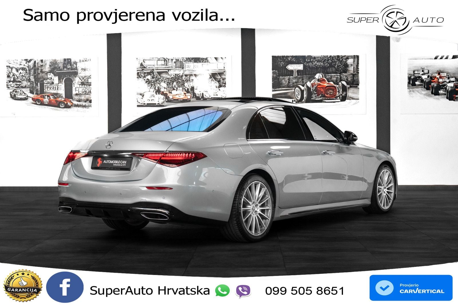 Mercedes S 580 V8 Long (503 KS) EQ Boost 4MATIC 9G-TRONIC AMG ACC+HEAD+4xGR SJED+360+PANO