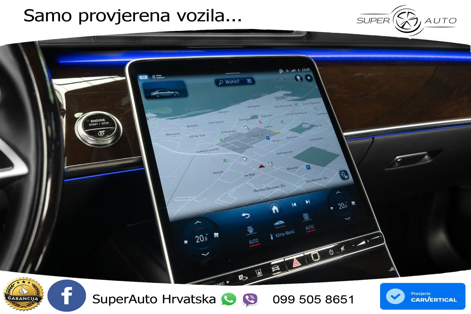 Mercedes S 580 V8 Long (503 KS) EQ Boost 4MATIC 9G-TRONIC AMG ACC+HEAD+4xGR SJED+360+PANO