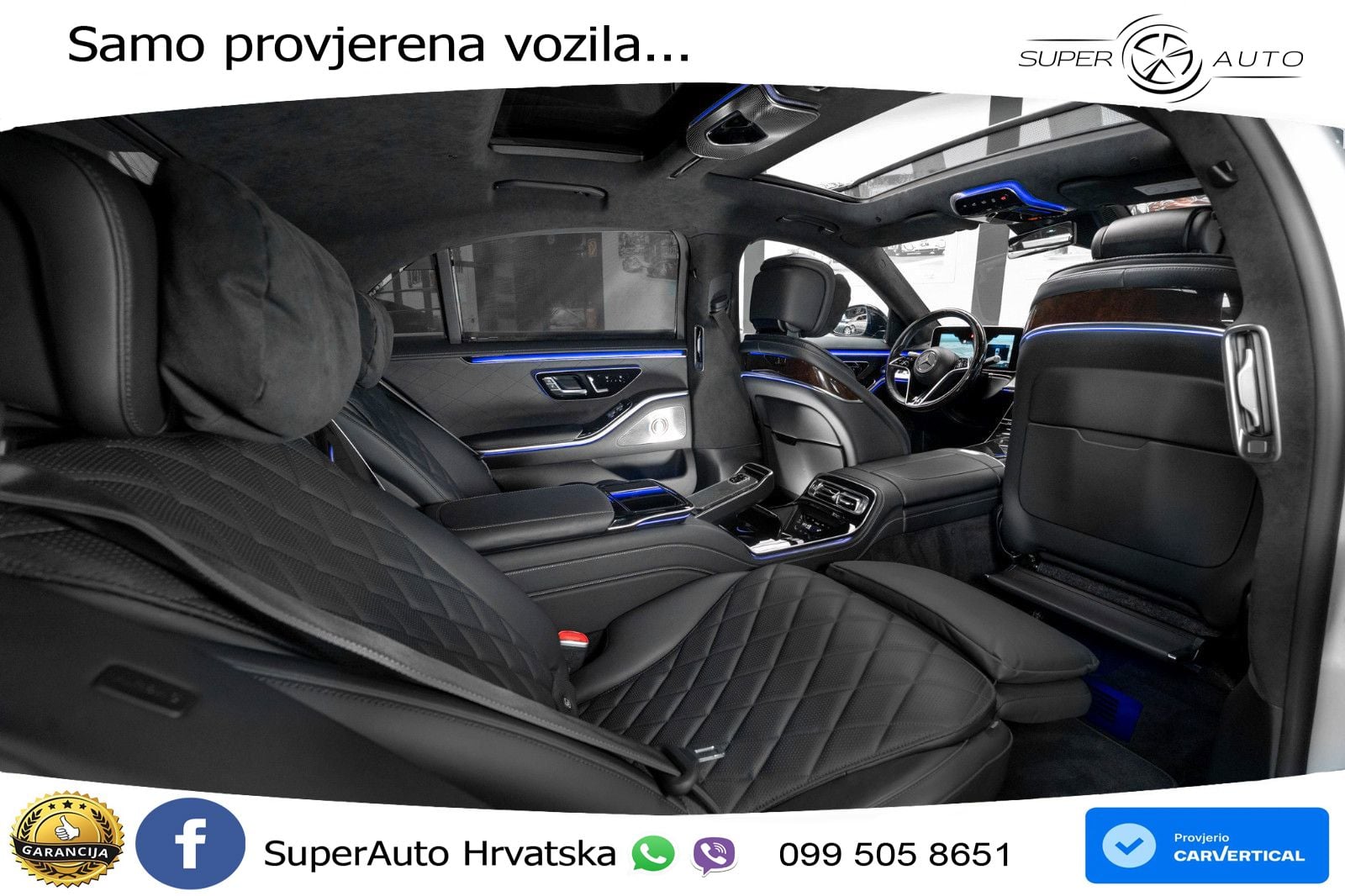 Mercedes S 580 V8 Long (503 KS) EQ Boost 4MATIC 9G-TRONIC AMG ACC+HEAD+4xGR SJED+360+PANO