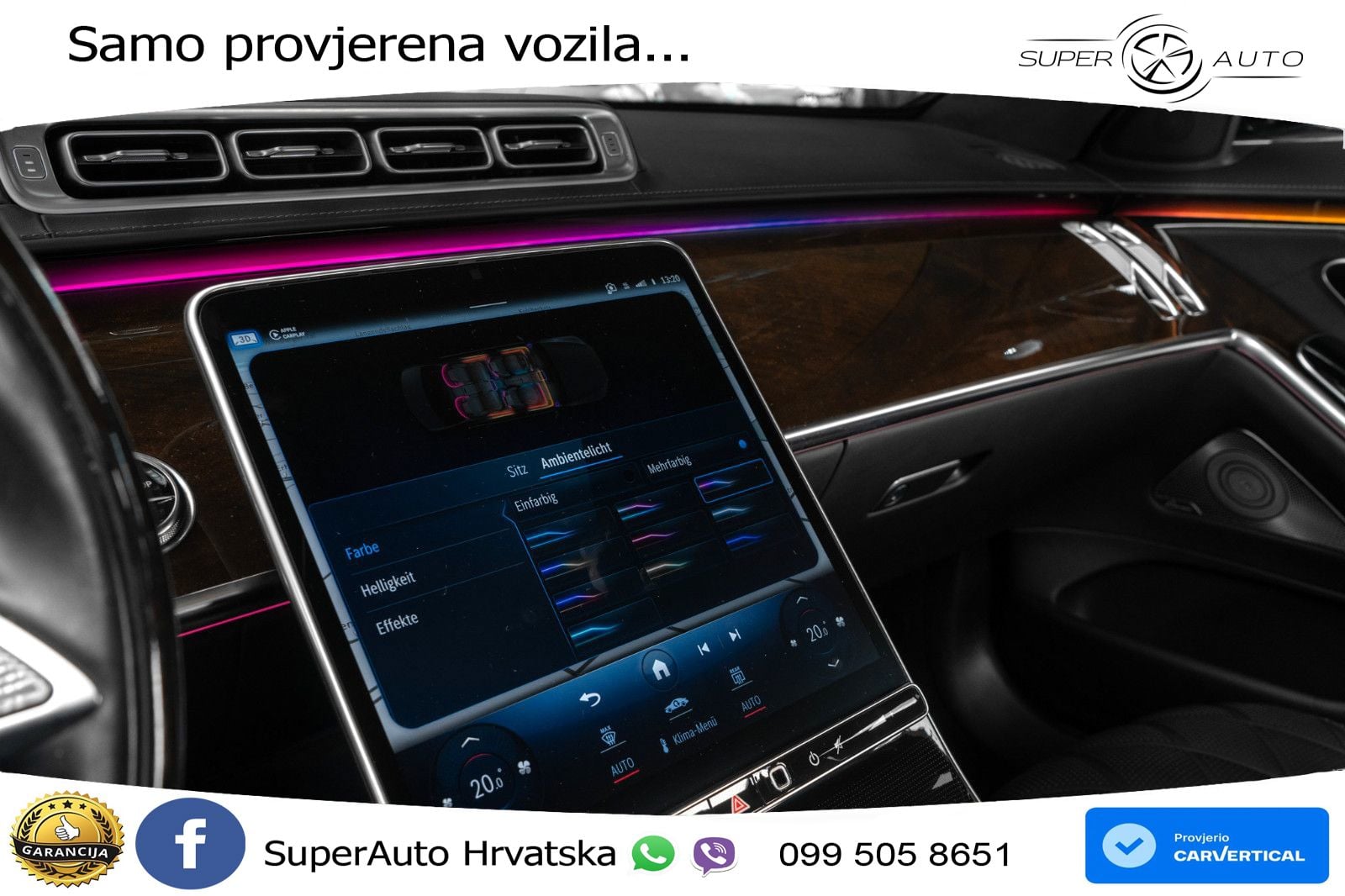 Mercedes S 580 V8 Long (503 KS) EQ Boost 4MATIC 9G-TRONIC AMG ACC+HEAD+4xGR SJED+360+PANO