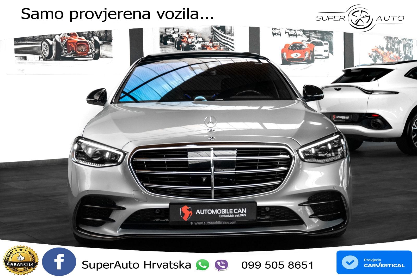 Mercedes S 580 V8 Long (503 KS) EQ Boost 4MATIC 9G-TRONIC AMG ACC+HEAD+4xGR SJED+360+PANO