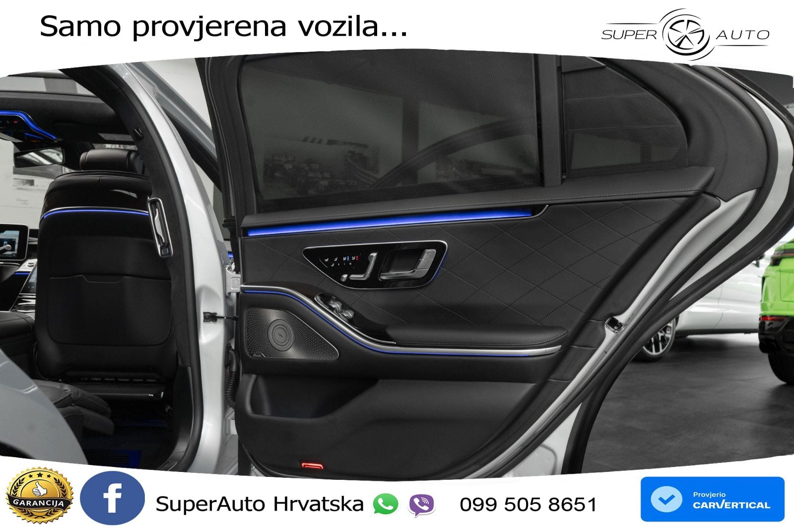Mercedes S 580 V8 Long (503 KS) EQ Boost 4MATIC 9G-TRONIC AMG ACC+HEAD+4xGR SJED+360+PANO