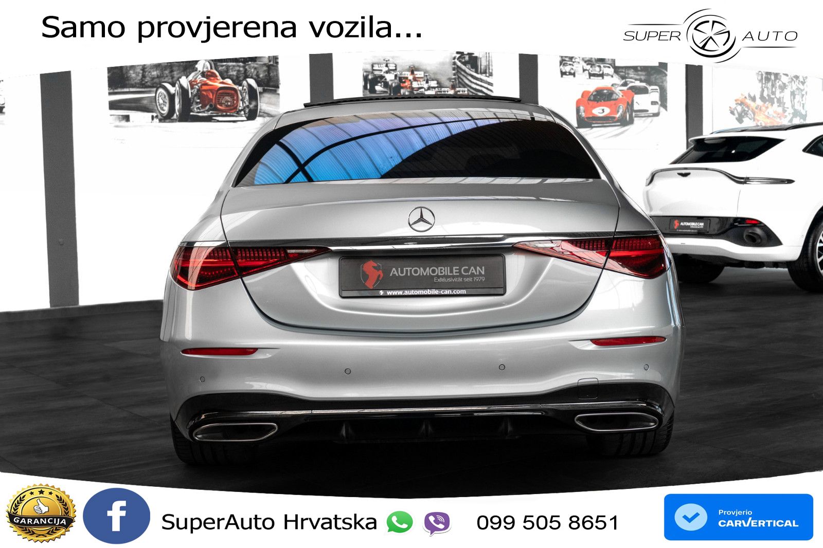 Mercedes S 580 V8 Long (503 KS) EQ Boost 4MATIC 9G-TRONIC AMG ACC+HEAD+4xGR SJED+360+PANO