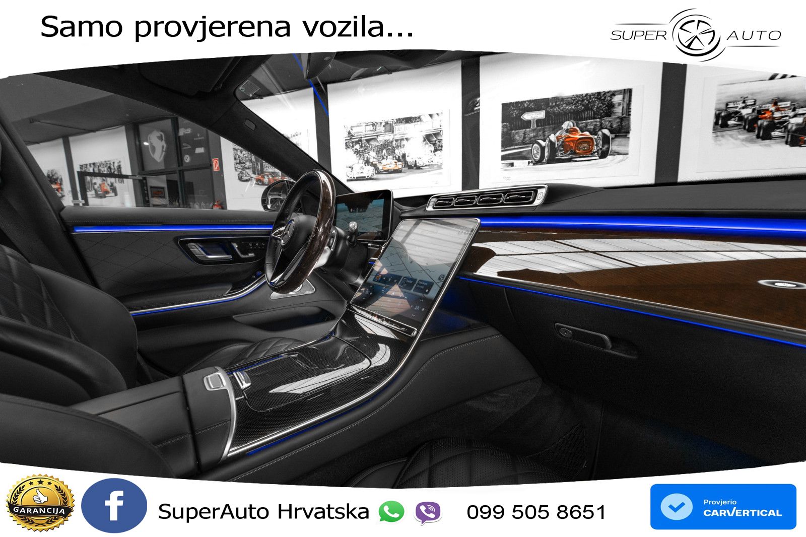 Mercedes S 580 V8 Long (503 KS) EQ Boost 4MATIC 9G-TRONIC AMG ACC+HEAD+4xGR SJED+360+PANO