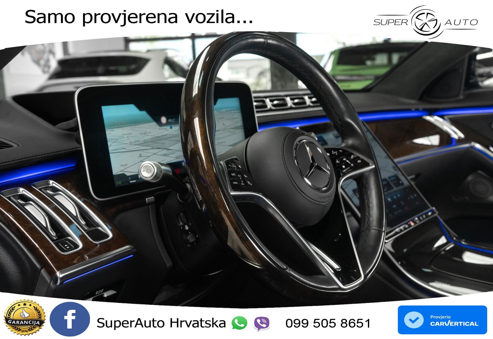 Mercedes S 580 V8 Long (503 KS) EQ Boost 4MATIC 9G-TRONIC AMG ACC+HEAD+4xGR SJED+360+PANO