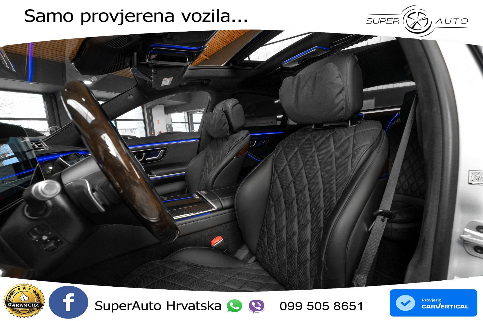 Mercedes S 580 V8 Long (503 KS) EQ Boost 4MATIC 9G-TRONIC AMG ACC+HEAD+4xGR SJED+360+PANO