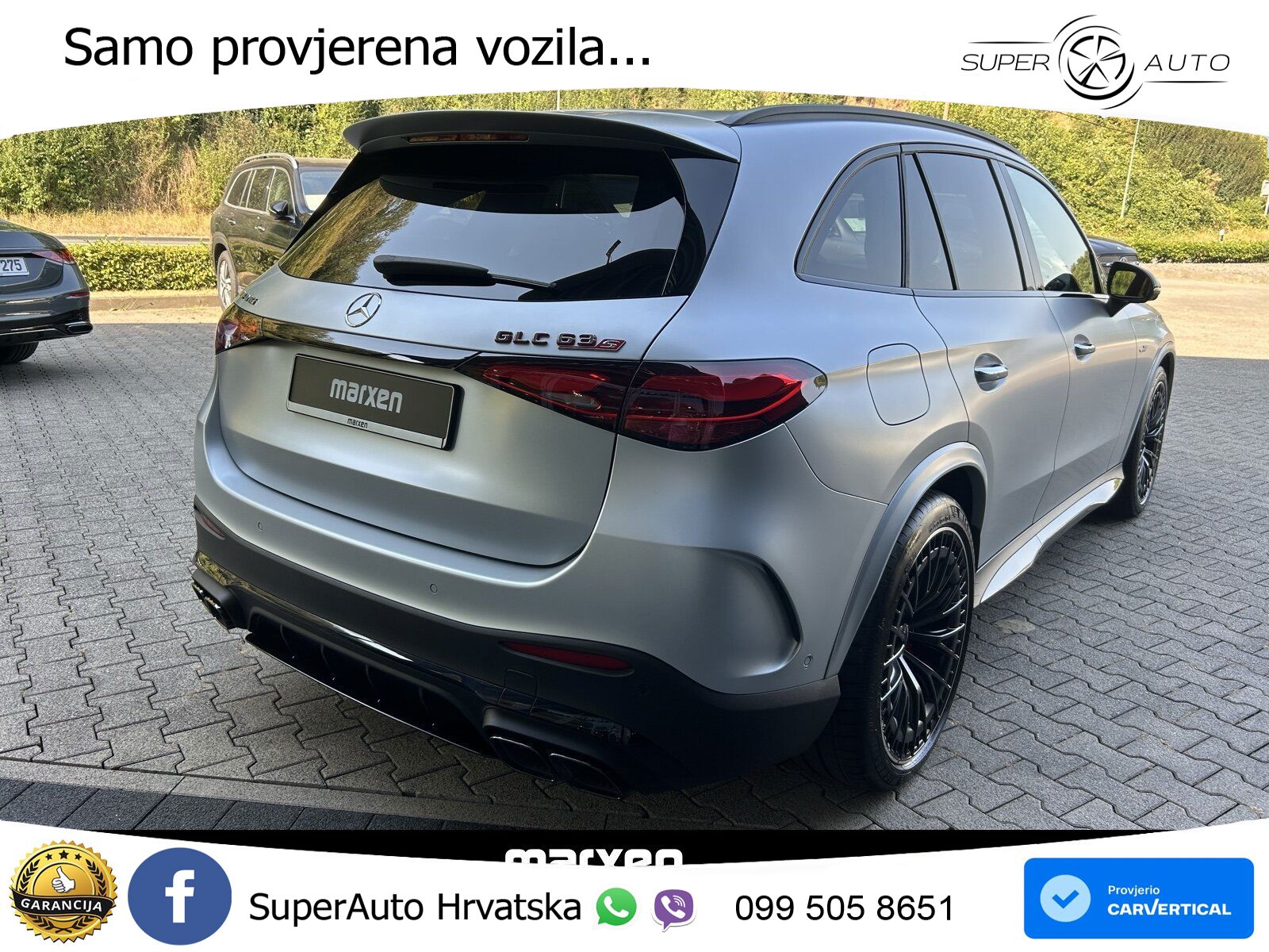 Mercedes AMG GLC 63 S E PERFORMANCE (680 KS) 4MATIC+ AMG SPEEDSHIFT MCT 9G ACC+HEAD+GR SJED+360+PANO