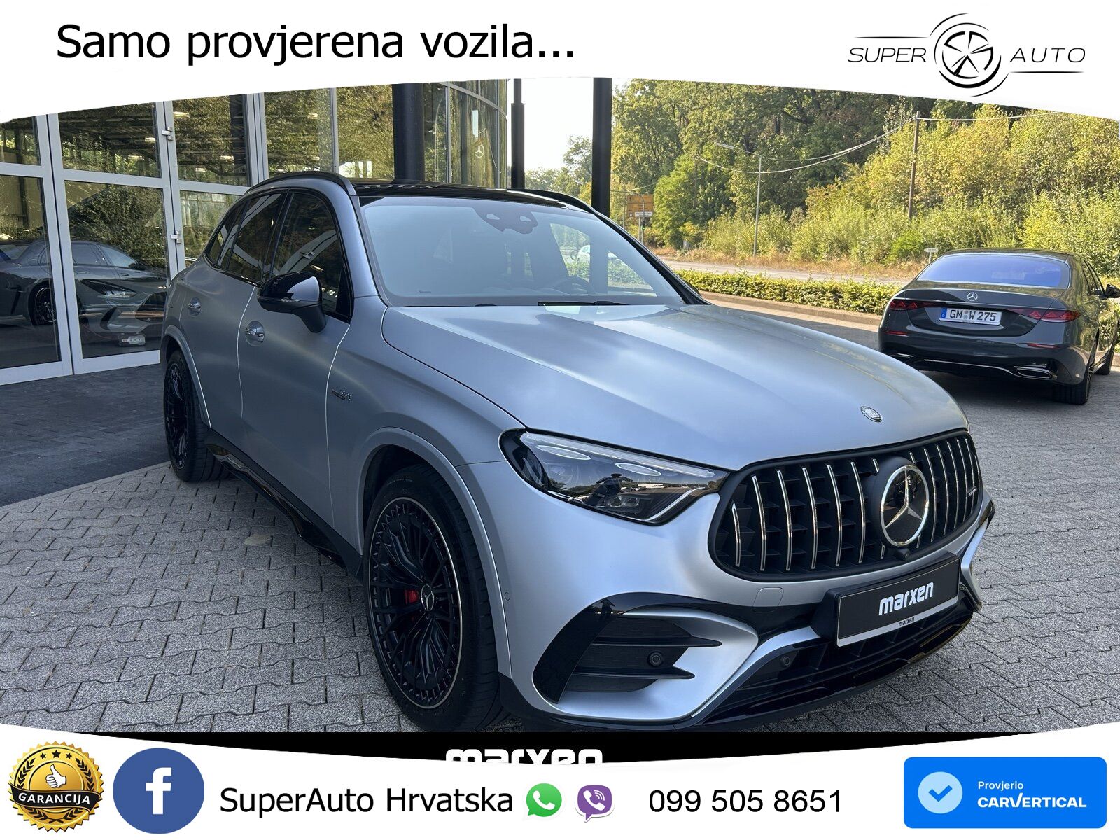 Mercedes AMG GLC 63 S E PERFORMANCE (680 KS) 4MATIC+ AMG SPEEDSHIFT MCT 9G ACC+HEAD+GR SJED+360+PANO