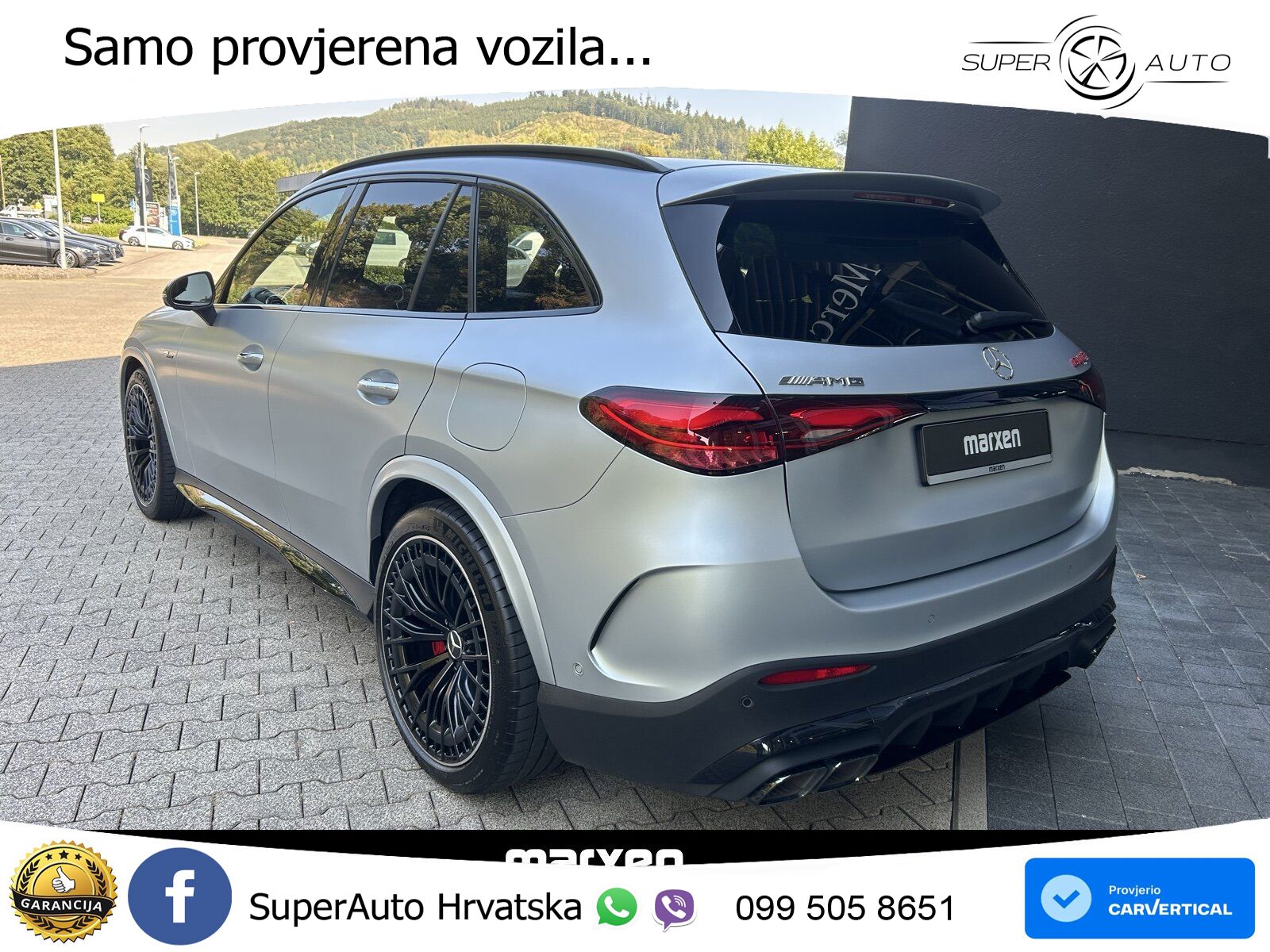 Mercedes AMG GLC 63 S E PERFORMANCE (680 KS) 4MATIC+ AMG SPEEDSHIFT MCT 9G ACC+HEAD+GR SJED+360+PANO