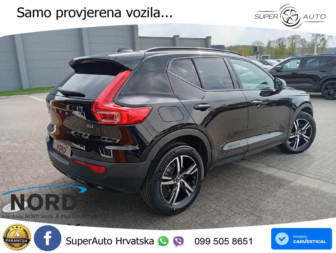 Volvo XC40 2.0 B4 AWD 197 KS Automatic LED+GR SJED+ACC