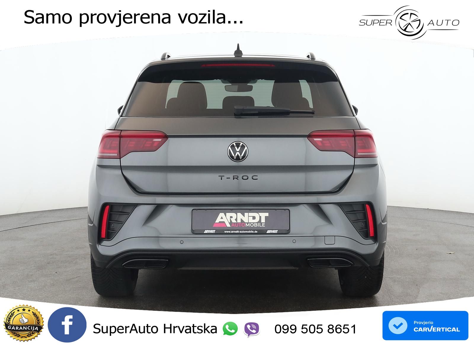 Volkswagen T-Roc 1.5 TSI (150 KS) DSG MATRIX+GR SJED+KAM