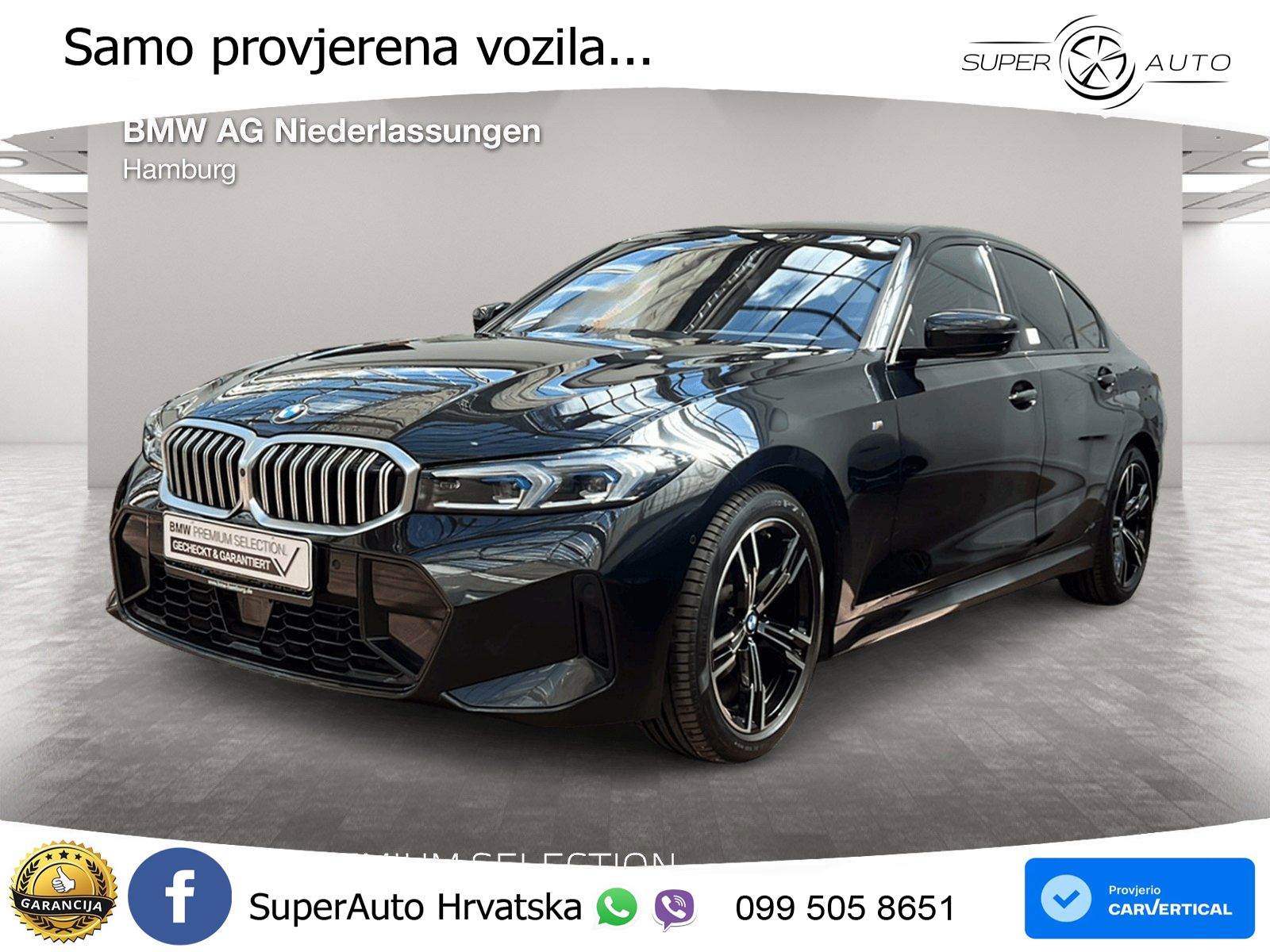 BMW 320d (190 KS) Steptronic M Sport LED+GR SJED+ACC