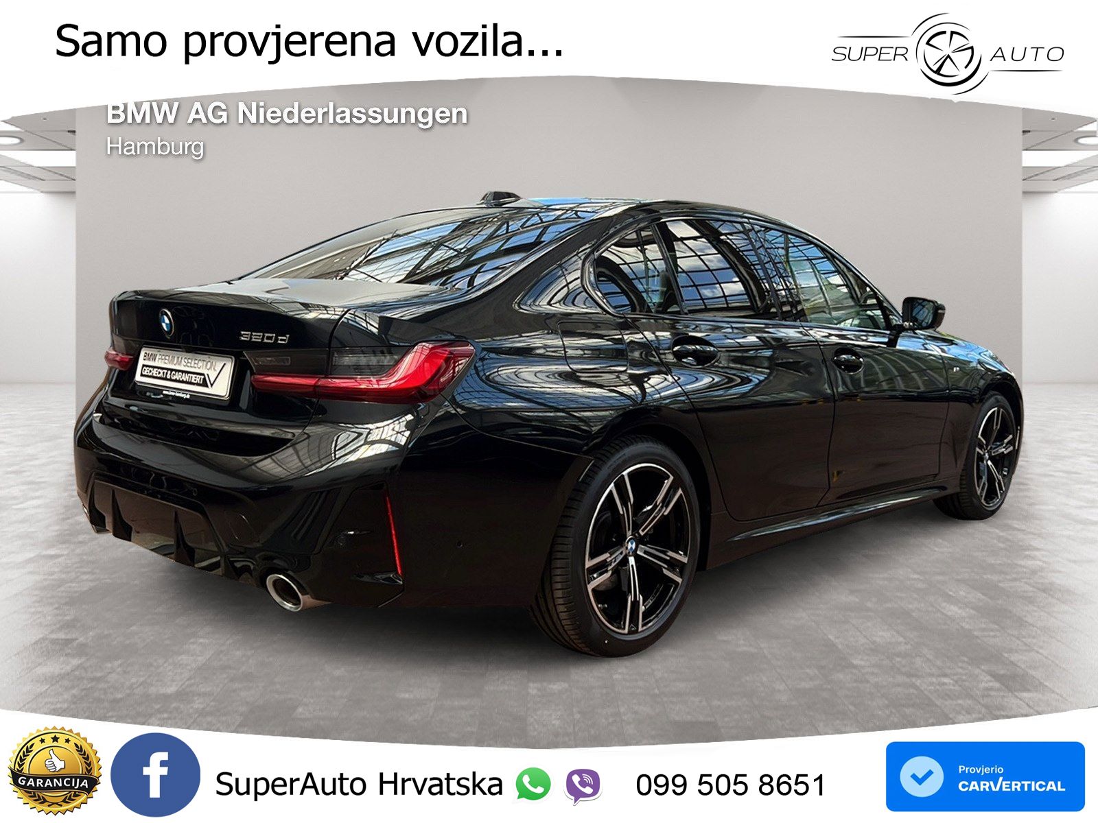 BMW 320d (190 KS) Steptronic M Sport LED+GR SJED+ACC