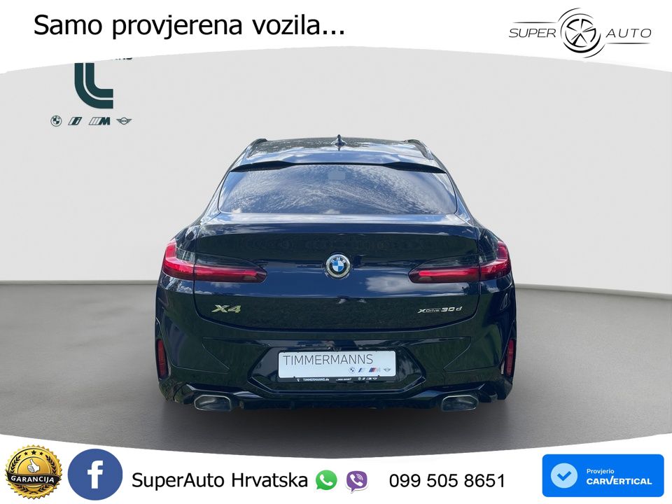 BMW X4 30d (286 KS) xDrive Steptronic M Sport LED+GR SJED+ACC