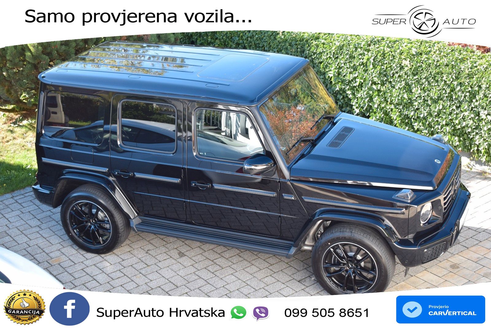 Mercedes G 450d Long (367 KS) 4MATIC 9G-TRONIC Superior LED+GR SJED+ACC