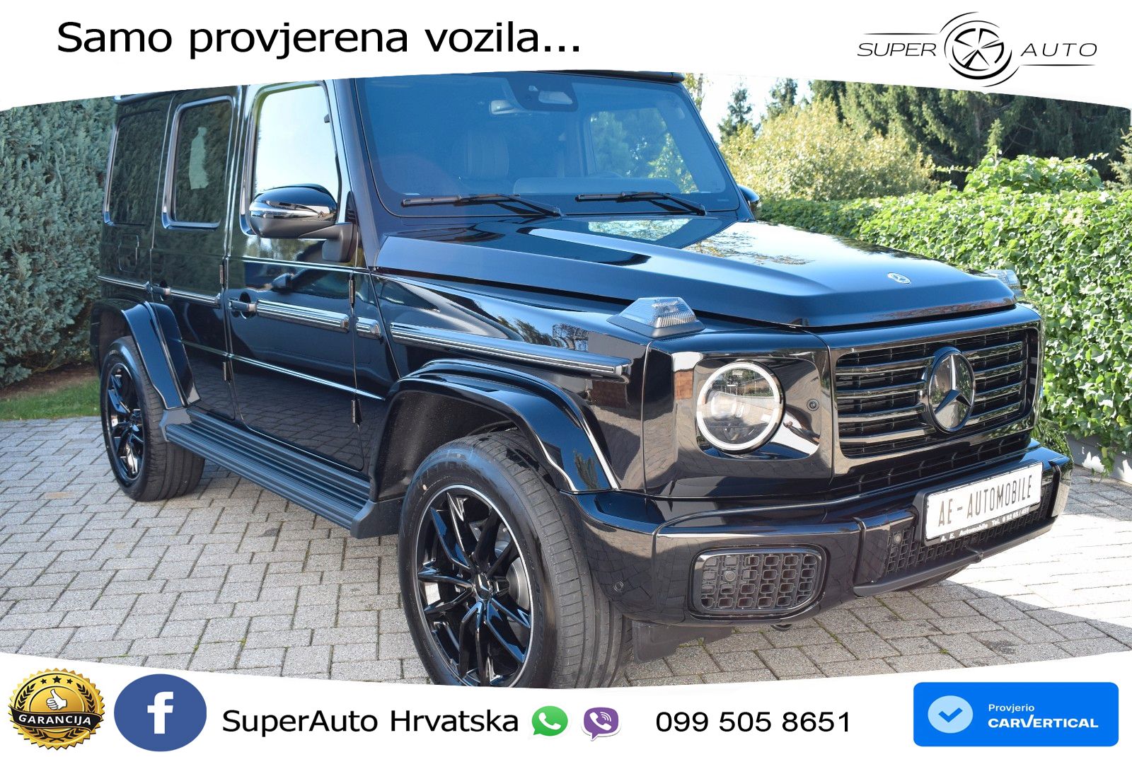 Mercedes G 450d Long (367 KS) 4MATIC 9G-TRONIC Superior LED+GR SJED+ACC
