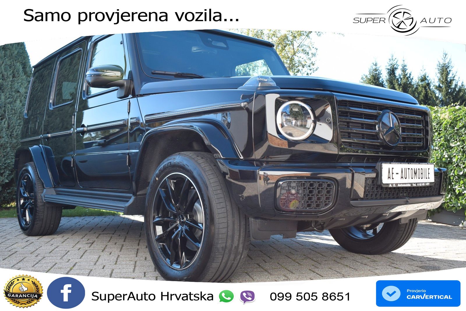 Mercedes G 450d Long (367 KS) 4MATIC 9G-TRONIC Superior LED+GR SJED+ACC