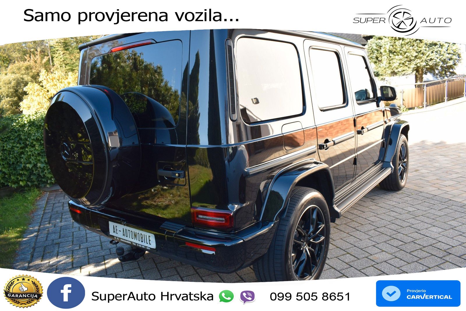 Mercedes G 450d Long (367 KS) 4MATIC 9G-TRONIC Superior LED+GR SJED+ACC