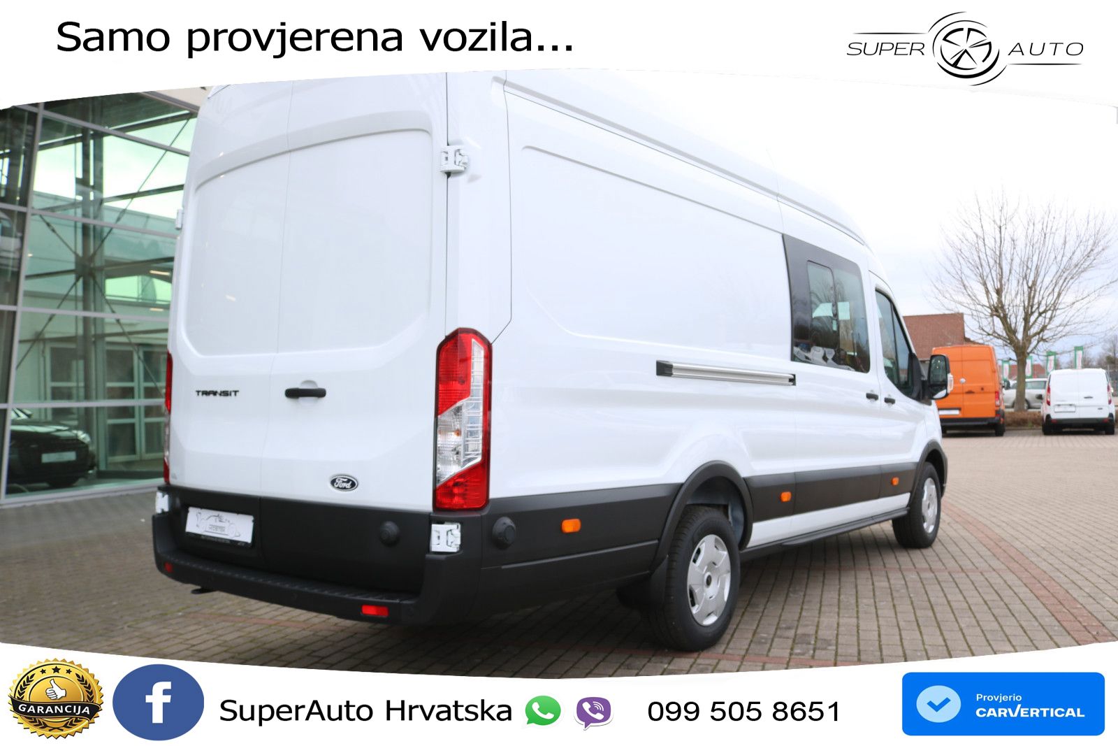 Ford Transit 350 L4H3 Trend Doka Mixto Extralang 129 KS