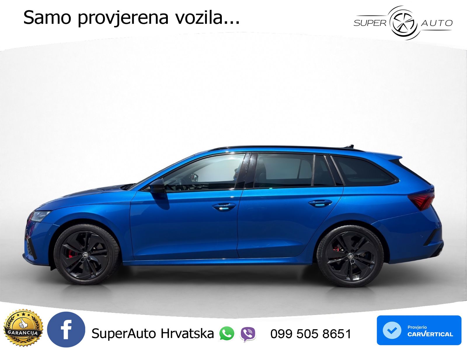 Škoda Octavia Combi RS 2.0 TSI (245 KS) DSG LED+GR SJED+ACC
