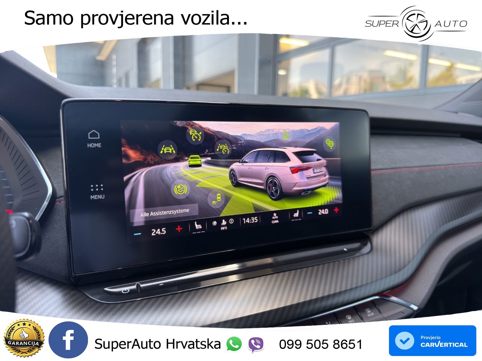 Škoda Octavia Combi RS 2.0 TSI (245 KS) DSG LED+GR SJED+ACC