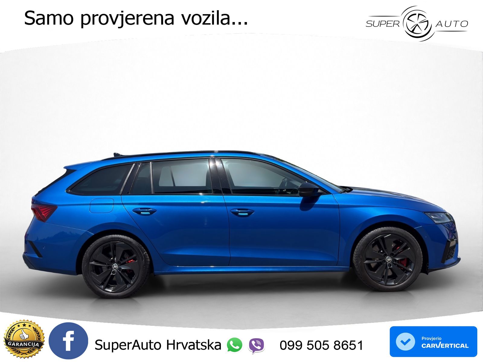 Škoda Octavia Combi RS 2.0 TSI (245 KS) DSG LED+GR SJED+ACC